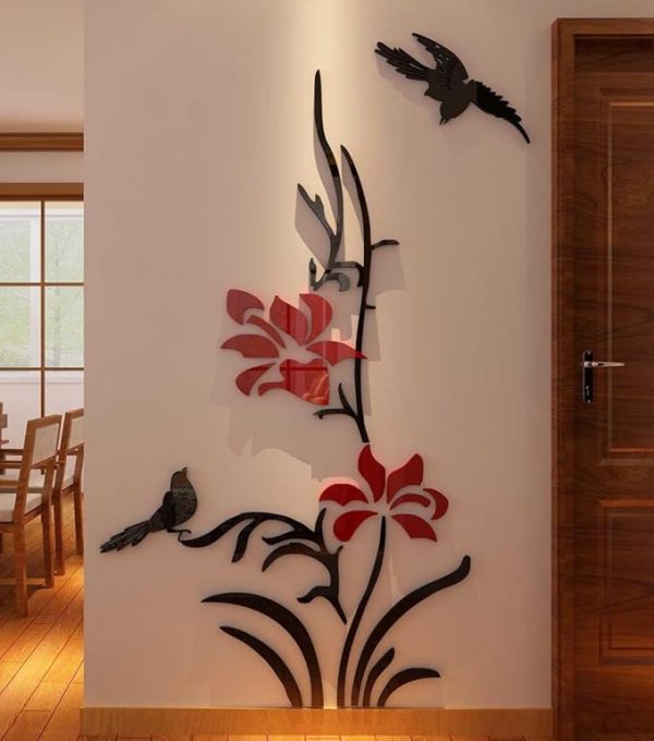 3D Creative Flower Wall Murals for Living Room