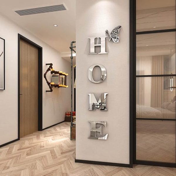 Home Wall Decor Letter Signs Acrylic Mirror