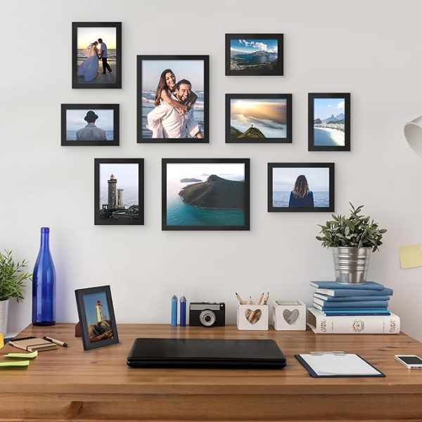 10 Pack Picture Frames Set, Gallery Wall Frame